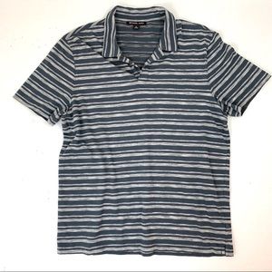 ✨5 FOR $25✨   Michael Kors Gray Stripe Short Sleeve Polo Shirt